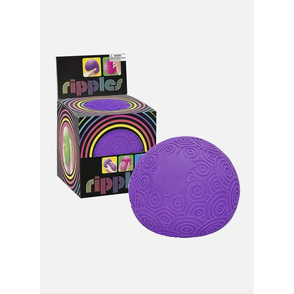 NeeDoh Ripples XL Purple Giant Sensory Squishy Fidget Ball NIB